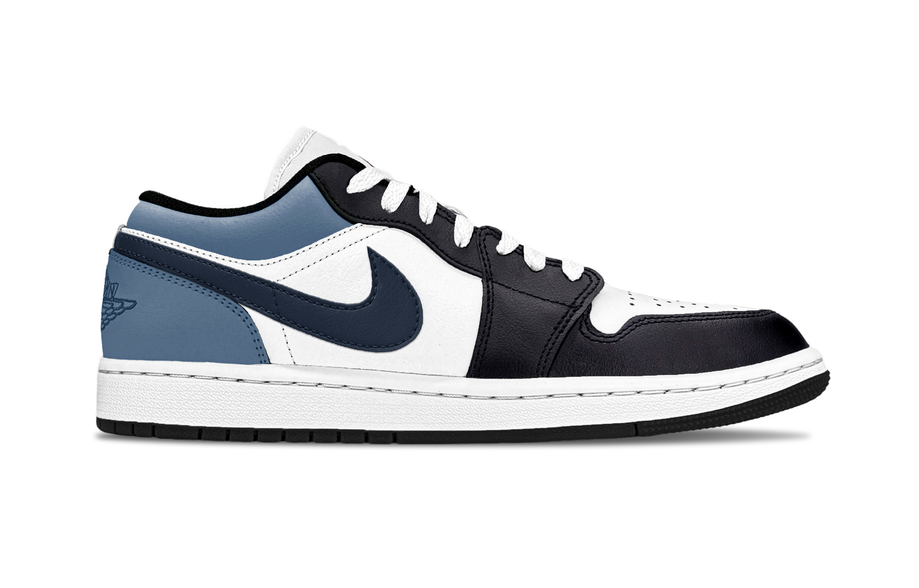 Jordan Air Jordan 1 Midnight Assault Support Low top Vintage Basketball Shoes Unisex Blue Black White купить в интернет-магазине Yoocart с быстрой доставкой по России.