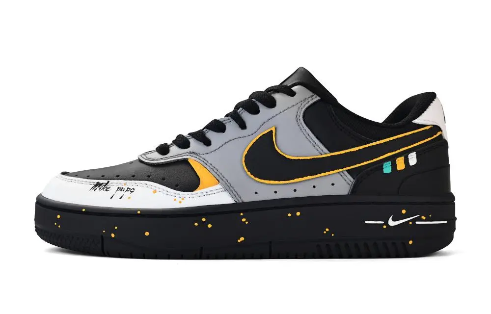 Nike Gamma Force Low Top Skateboard Shoes Unisex Black