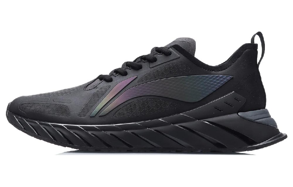 LiNing Tengyun Anti Slip Wear Resistant Low Top Running Shoes Men's Black
