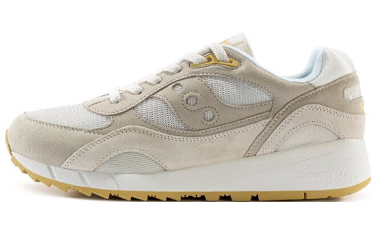 Saucony Shadow 6000 Cushioning, Slip Resistant, And Abrasion Resistant Low Top Casual Running Shoes Unisex Gray White