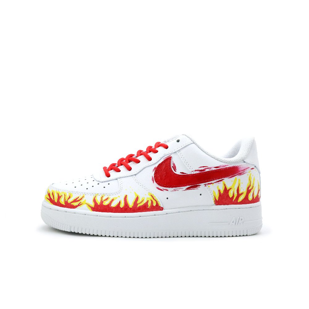 Nike Air Force 1 Skateboard Shoes Unisex Low Top Red/Blue