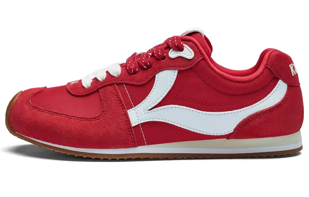 Kappa Travelogue, Back to Back Abrasion Resistant Low top Casual Shoes Women's Cherry Red
