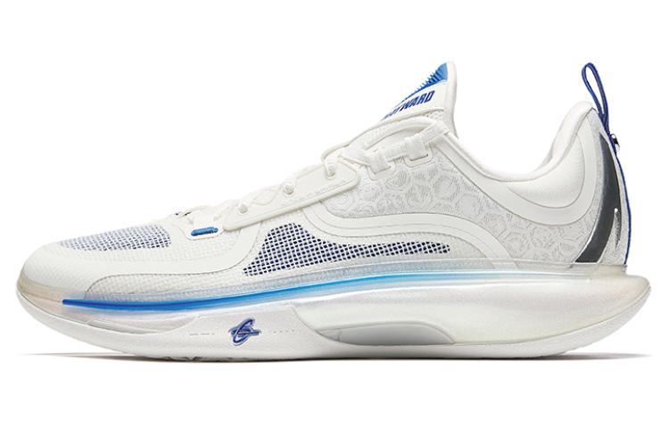 Anta GH5 Gordon Hayward 5 Full Blood Full Phoenix Cushioning Rebound Low-Top Basketball Shoes Men's White Silver Blue