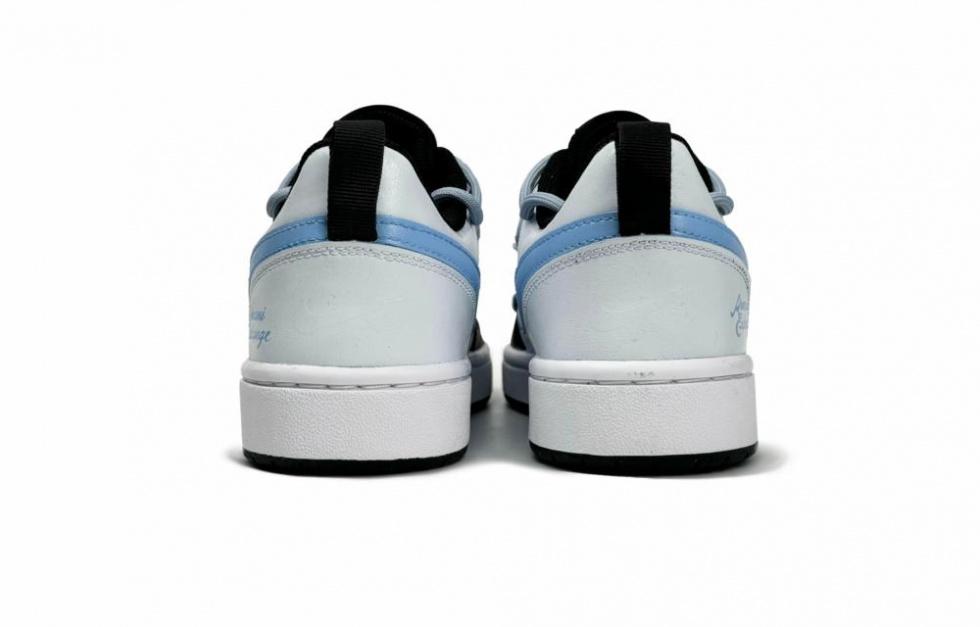 Nike Court Borough Low-Top Skateboard Shoes Women's Black White Blue купить в интернет-магазине Yoocart с быстрой доставкой по России.