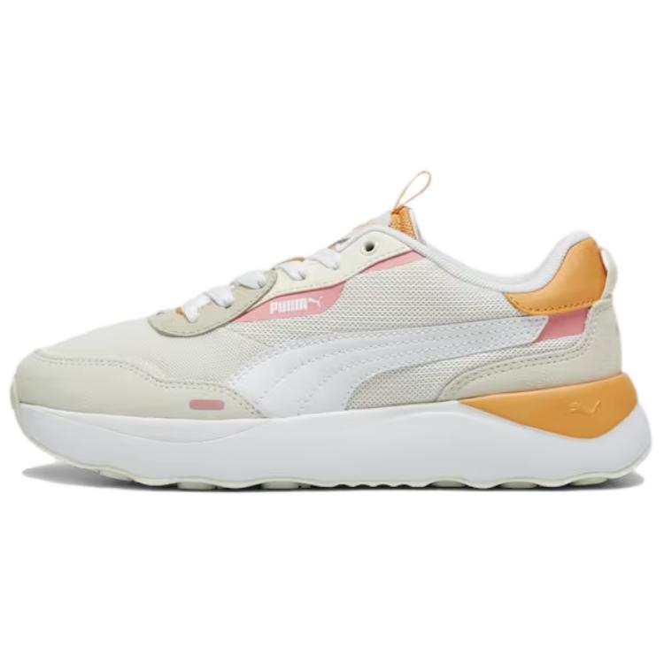PUMA Runtamed Slip Resistant Low Top Running Shoes Women's Ecru