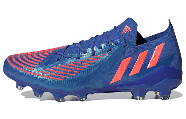Adidas Unisex Predator Edge.1 Low HG/AG Outdoor Boot 'Blue Orange'