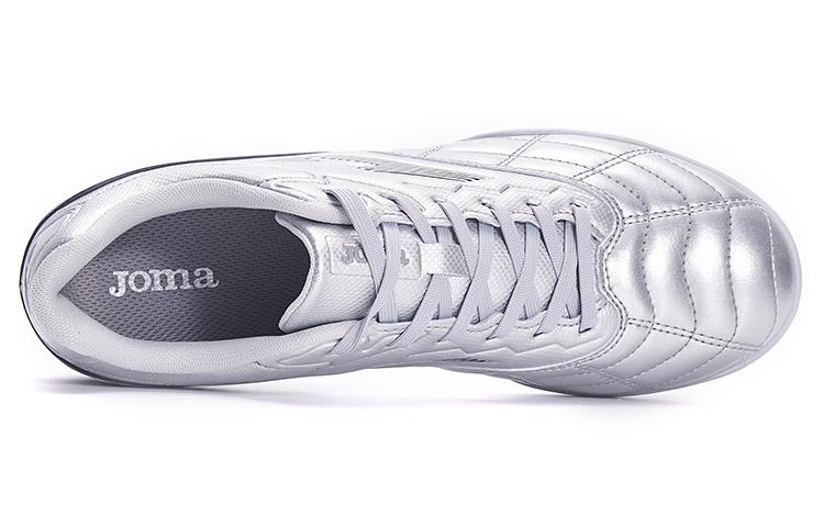 Joma TF Rubber Broken Studs HG Rubber Short Studs Wear-Resistant Soccer Shoes Men's Silver