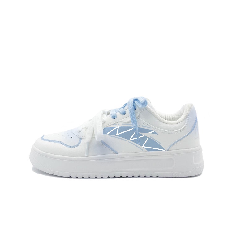 Anta Relaxed Anti Slip Wear Resistant Low Top Skateboard Shoes Unisex Blue