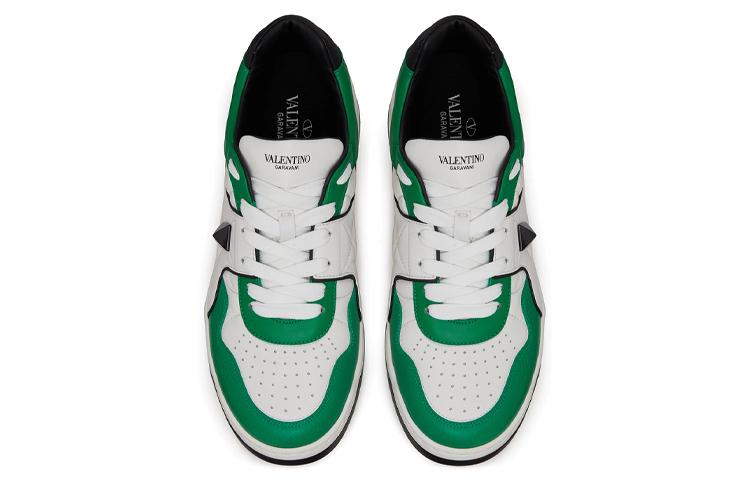 Valentino One Stud Low 'White Green' купить в интернет-магазине Yoocart с быстрой доставкой по России.