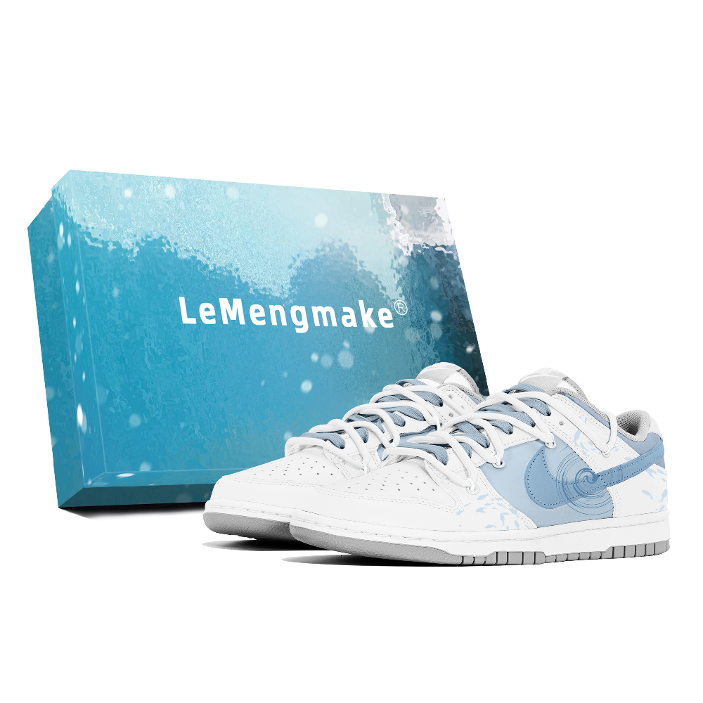 Nike Dunk Lemon Joy Low Top Skateboard Shoes Women's Blue White