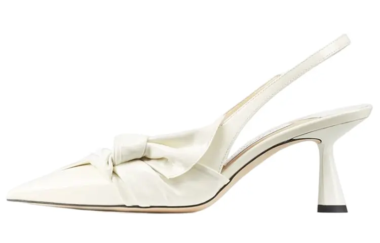 Jimmy Choo Elinor Slim Heel High Heels 6.5cm Women's White