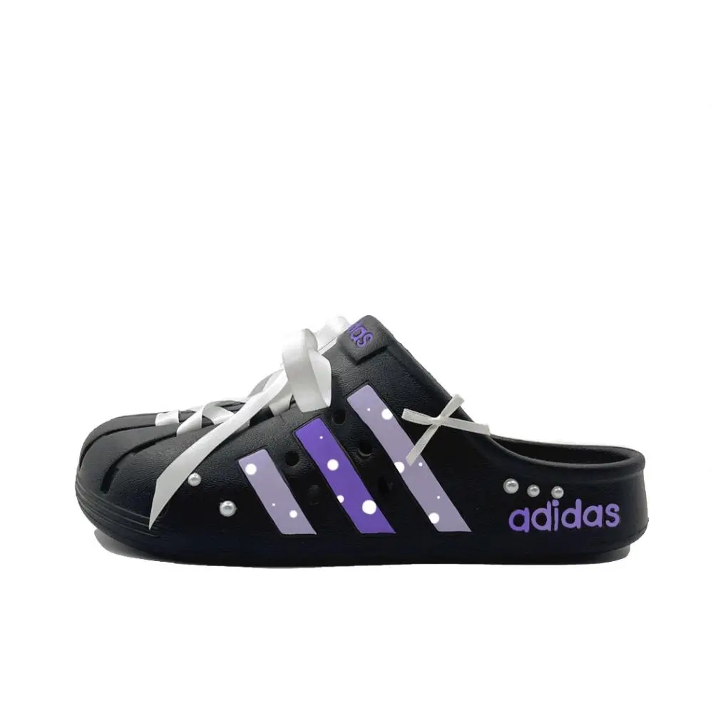 Adidas ADILETTE CLOGS Closed Toe Slippers Unisex Black