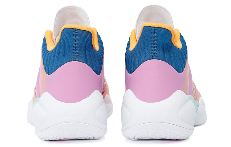 Anta Anti Slip Wear Resistant Mid Top Basketball Shoes Men's Pink Purple White купить в интернет-магазине Yoocart с быстрой доставкой по России.