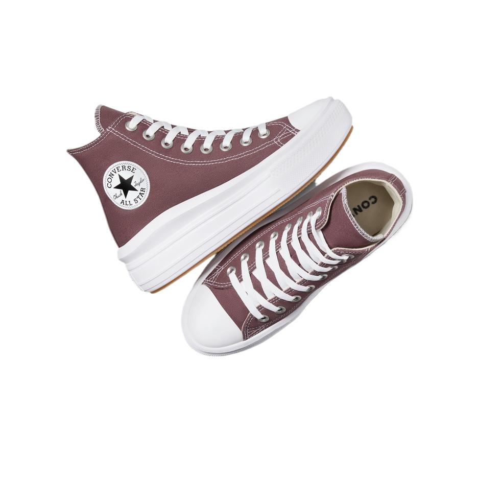 Converse All Star Move Slip-Resistant High-Top Skateboard Shoes Women's Brown