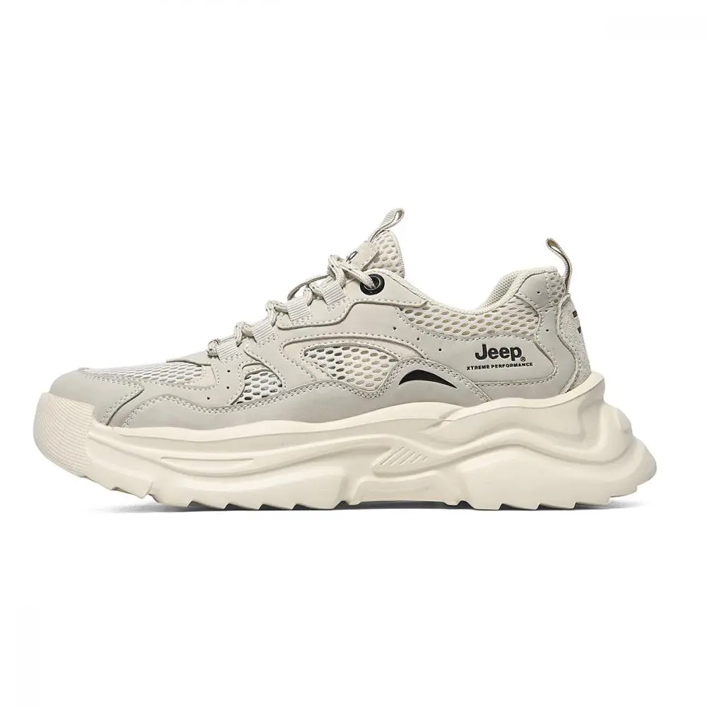 Jeep Low Top Hiking Shoes Men's Sand