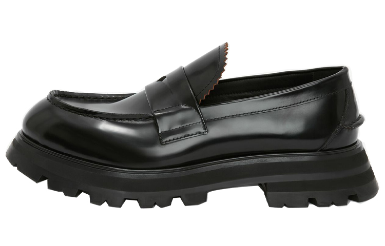 Alexander McQueen Penny Loafer Black Women's