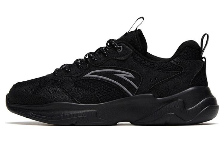 Anta Slip Resistant, Abrasion Resistant, Lightweight Low Top Sports Casual Shoes Women's Black