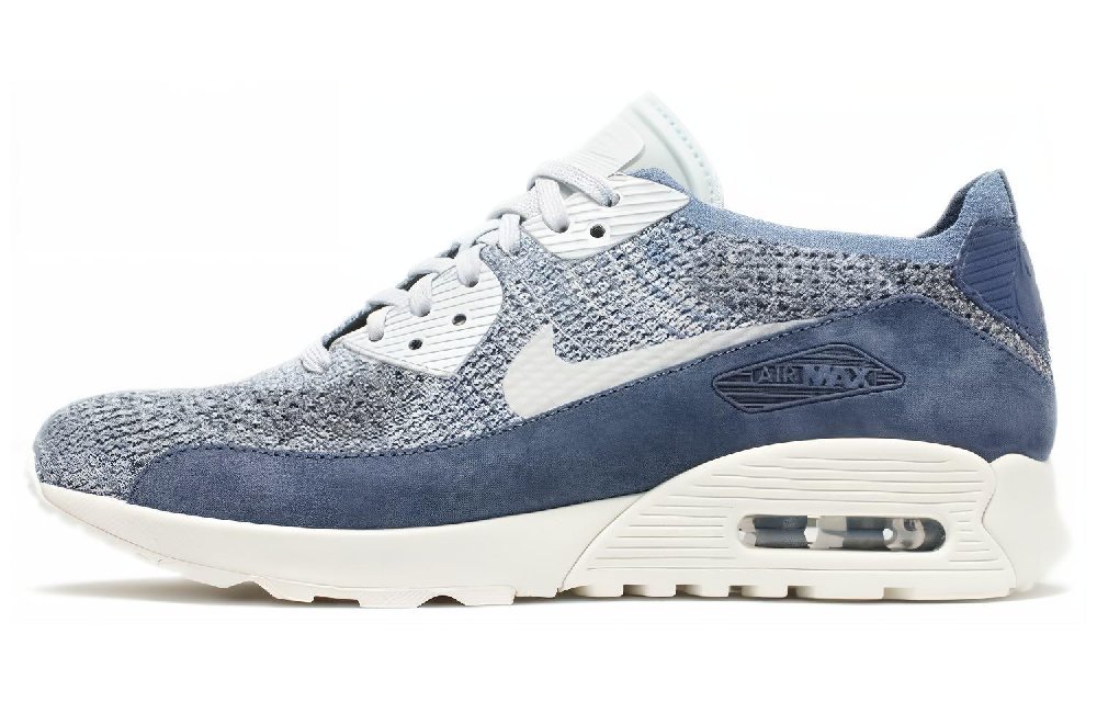 Nike Air Max 90 Ultra 20 Flyknit 'Grey White' Women's