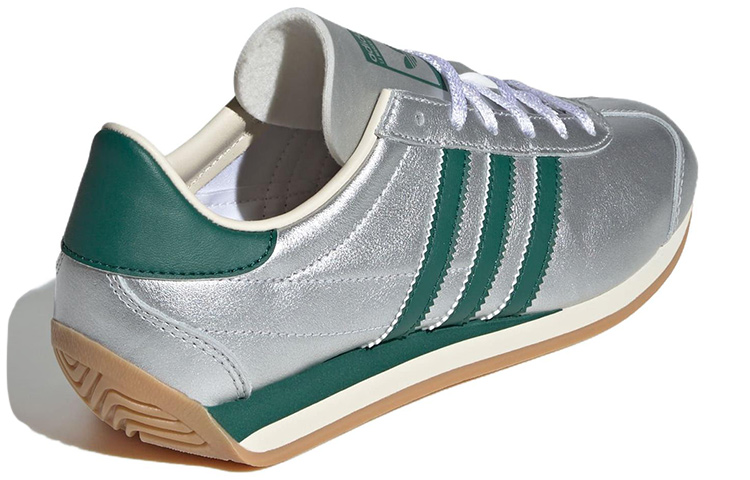 Adidas Originals Country Og Silver Metallic Collegiate Green Women's
