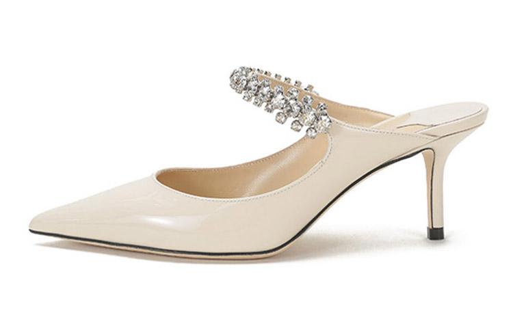 Jimmy Choo Bing 65mm Patent Leather Mules