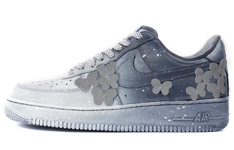 Nike Air Force 1 07 Anti-Slip Wear-Resistant Low-Top Skateboard Shoes Women's Gray