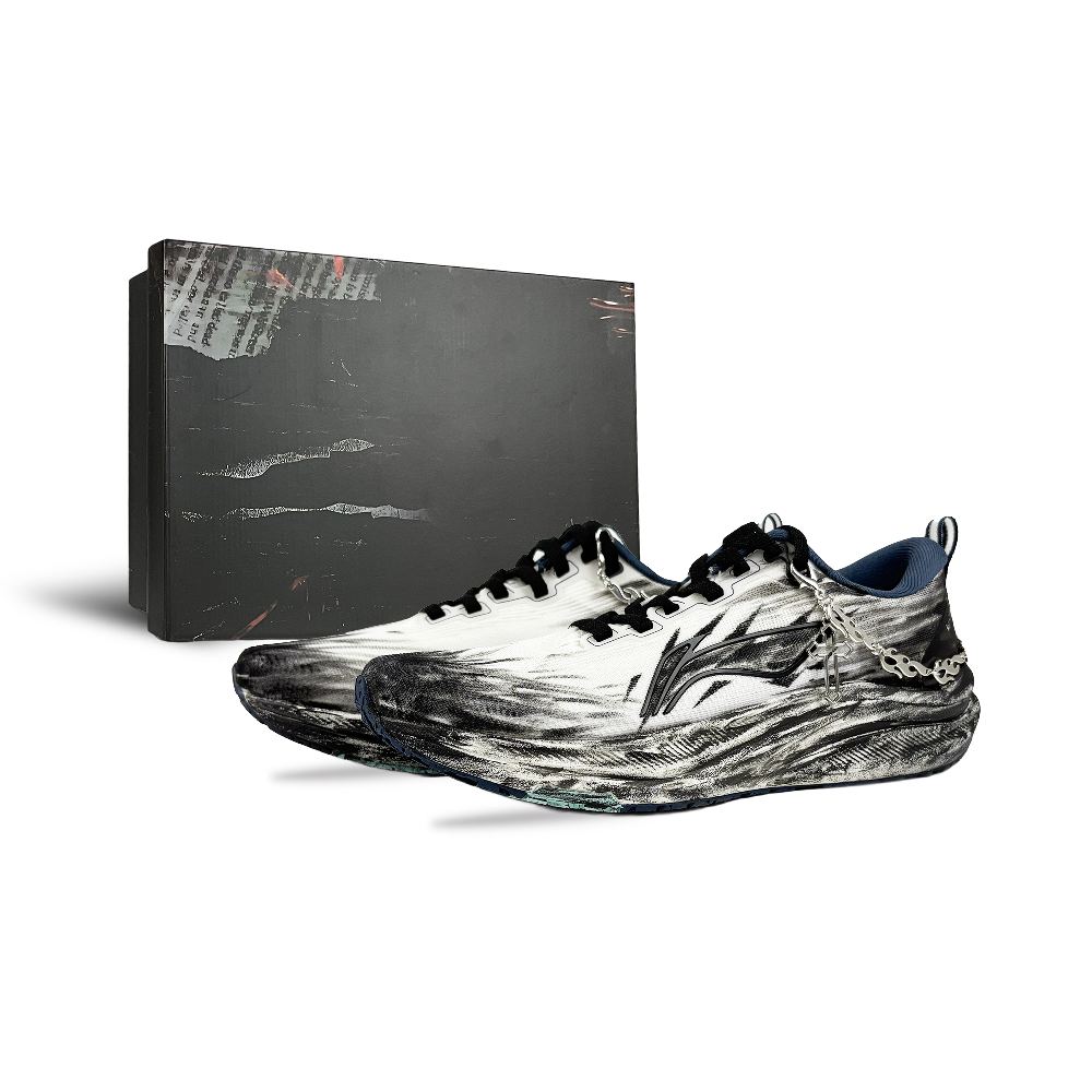 LINING Red Hare 8 Running Shoes Men's Low top Black/White