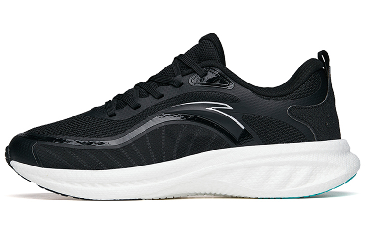 Anta Martian Foam Slip Resistant, Abrasion Resistant, Cushioning, Breathable Low Top Running Shoes Men's Black