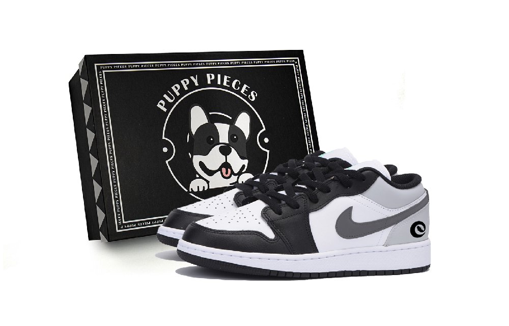 Jordan Air Jordan 1 Vintage Basketball Shoes Men Low Top Dark Gray