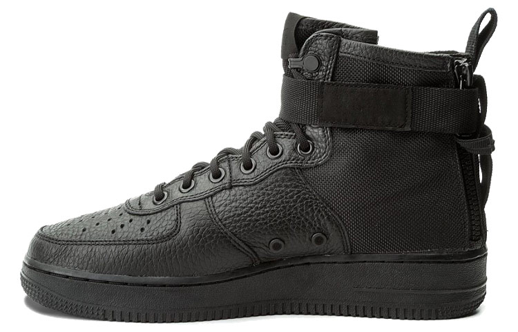 Nike Sf Air Force 1 Mid Triple Black