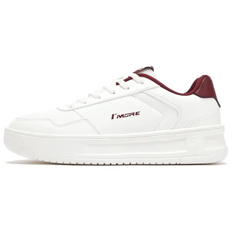 361° Green Grain Waterproof And Lightweight Low Top Skateboard Shoes Women's Feather White Black Cherry