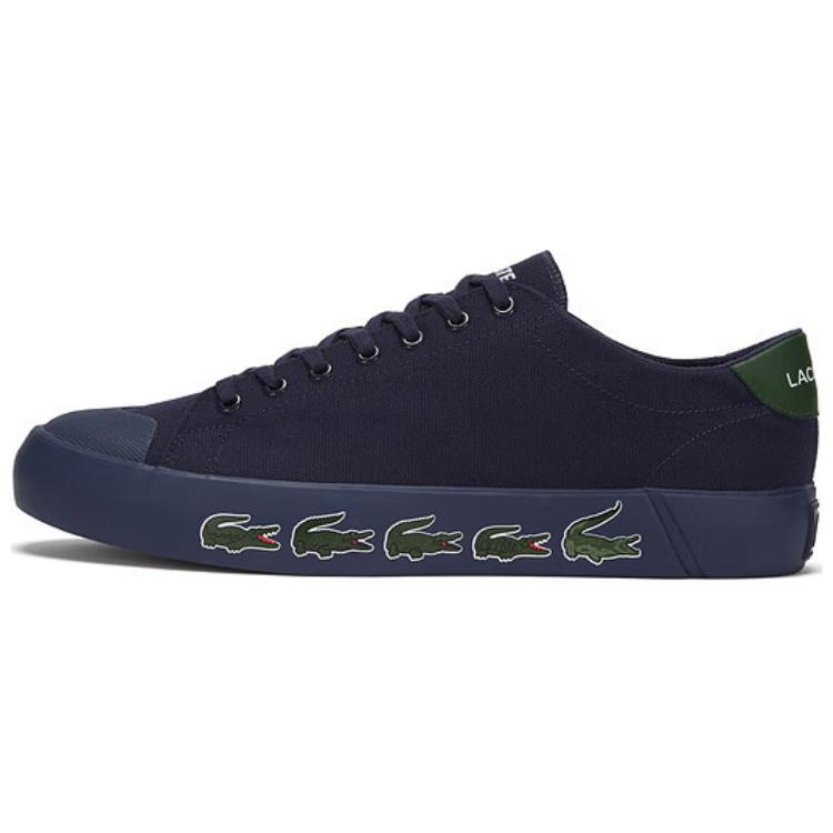 LACOSTE Low Top Skateboard Shoes Men's Blue