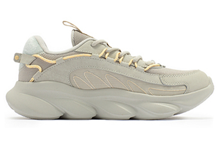 361° Cushioning, Slip Resistant, Abrasion Resistant, Lightweight Low Top Running Shoes Women's Gray Yellow