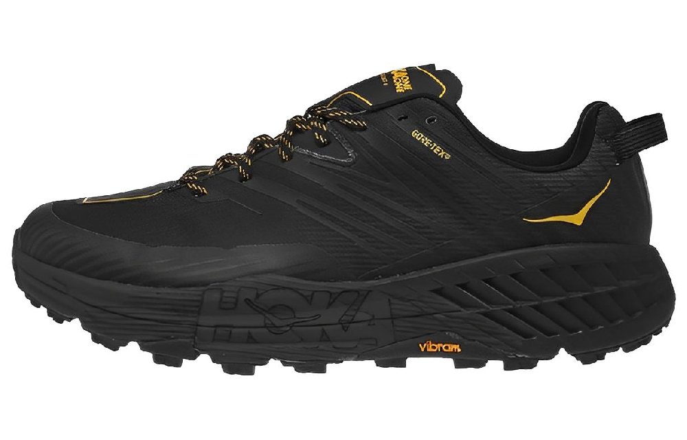 HOKA ONE ONE Speedgoat 4 Gore Tex Black Yellow