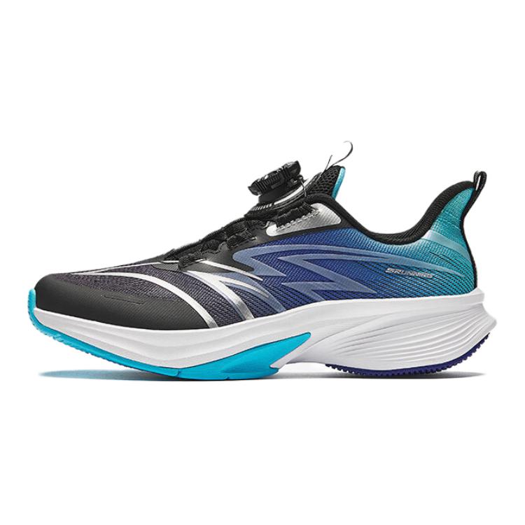 Antakids Rogue Wave Lite 2.0 Slip-Resistant Breathable Low-Top Kids' Running Shoes Black Blue Teenagers