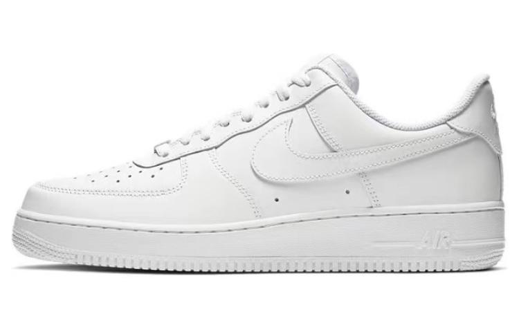 Nike Air Force 1 Air Force 1 Wear-Resistant Balance Low-Top Skateboard Shoes Unisex White Silver купить в интернет-магазине Yoocart с быстрой доставкой по России.