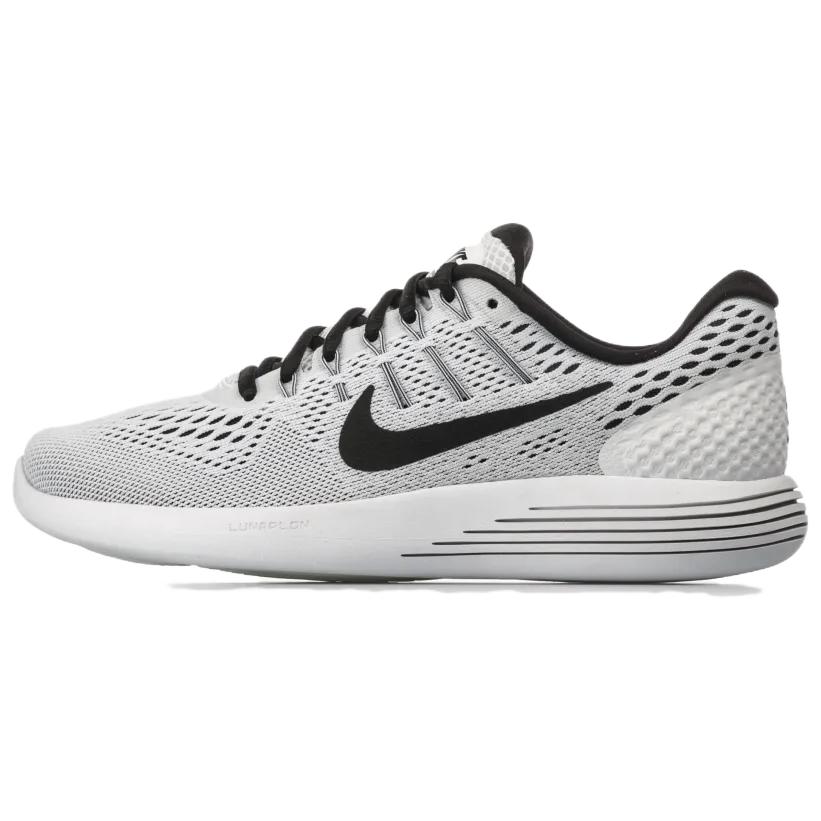 Nike Lunarglide 8 Slip Resistant Low Top Running Shoes Women's Gray