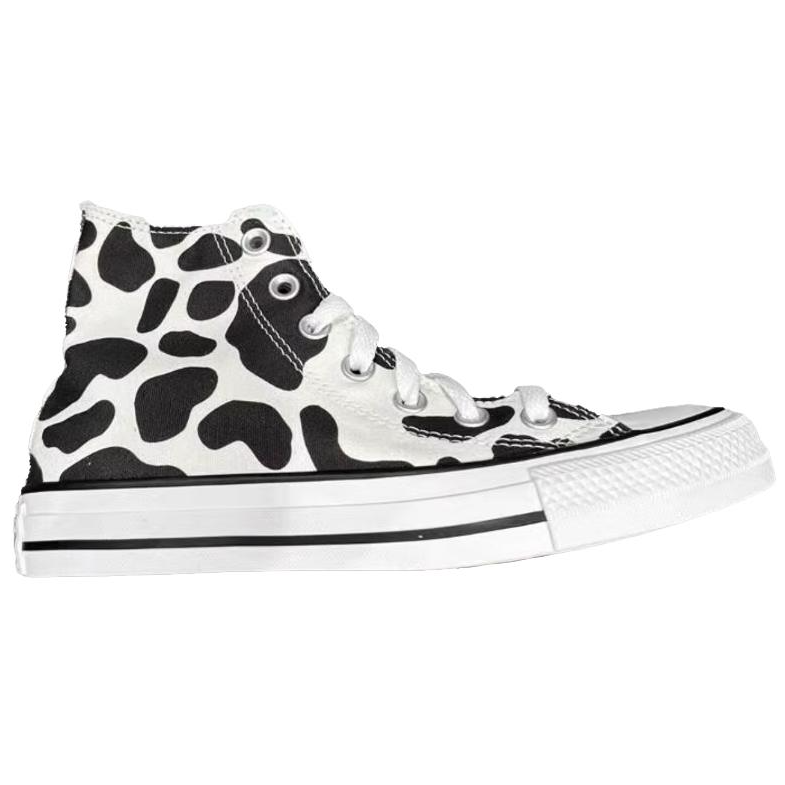 Converse ALLSTAR Anti-Slip Wear-Resistant High-Top Canvas Shoes Unisex White Black