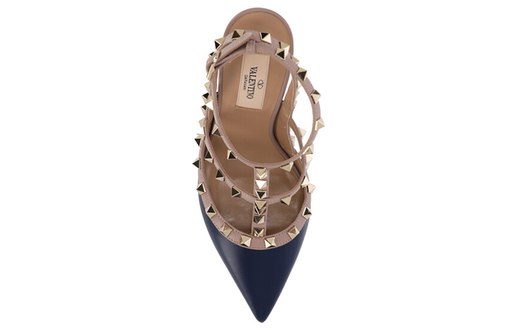 Valentino Slim Heel High Heels Women's Marine Blue