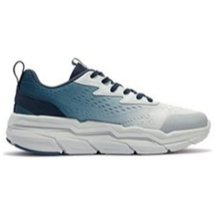361° Anti Slip Wear Resistant Low Top Casual Shoes Men's Gray Blue