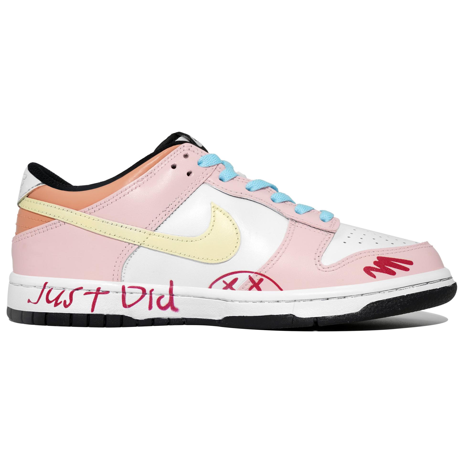 Nike Dunk Low Wan Hua Nong, Love Sea, Box Low top Skateboard Shoes Women's White Pink купить в интернет-магазине Yoocart с быстрой доставкой по России.