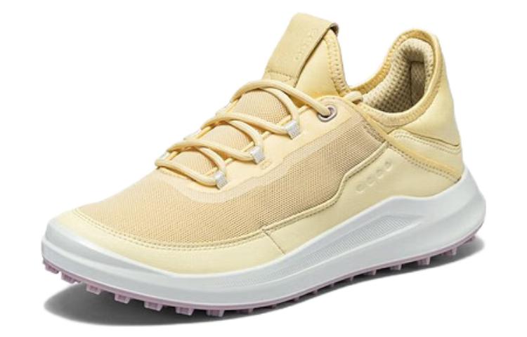 Ecco Golf Core Golf Core Collection Breathable Low-Top Sports Casual Shoes Women's Straw Yellow