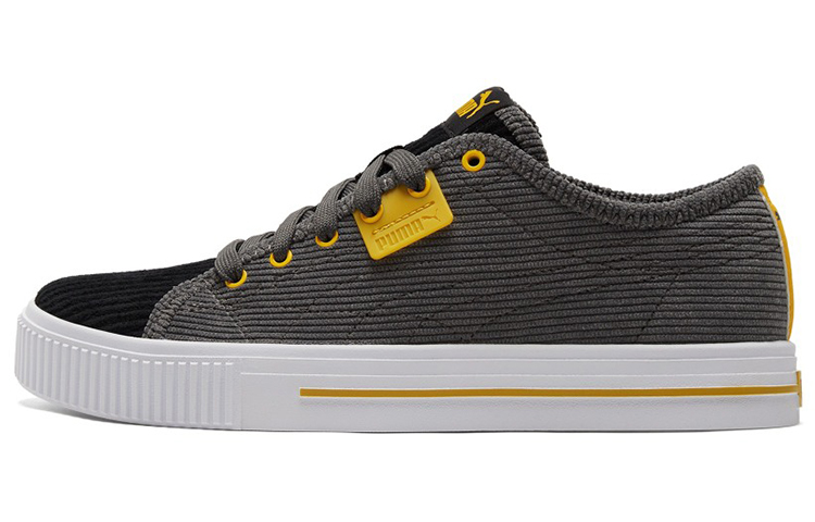 PUMA Unisex Ever Cord Sneakers Black/Gray/Yellow