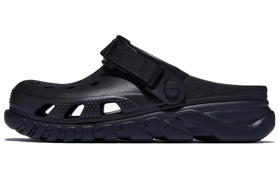 Crocs DUET MAX CLOG Clogs Unisex Pure Black