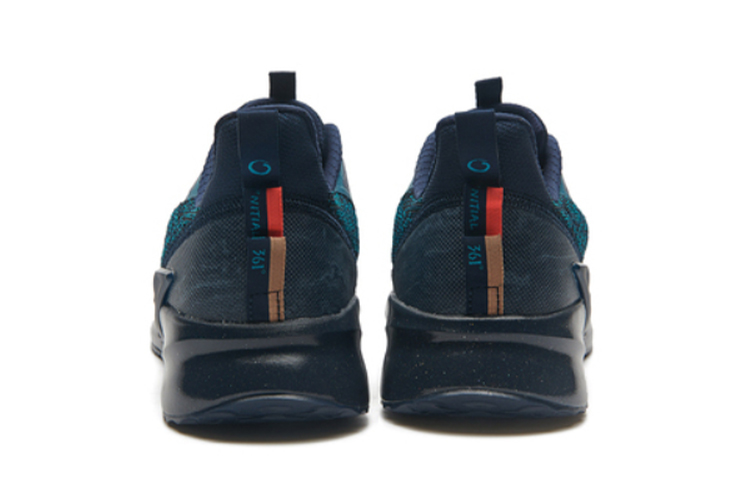 361° Breathable Lightweight Low-Top Running Shoes Men's Blue-Teal