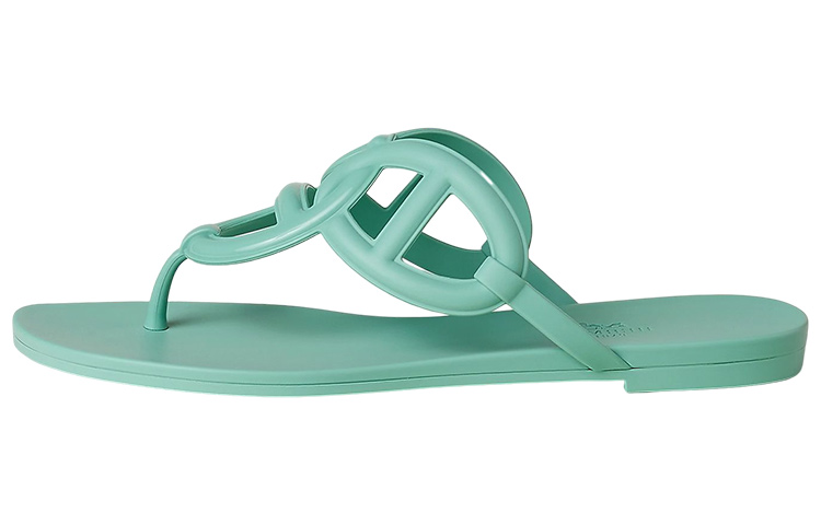 HERMES Egerie Odor Resistant Flip Flops Women's Green