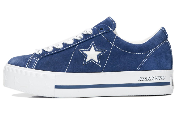 Converse One Star Platform Ox MadeMe Medieval Blue Women's