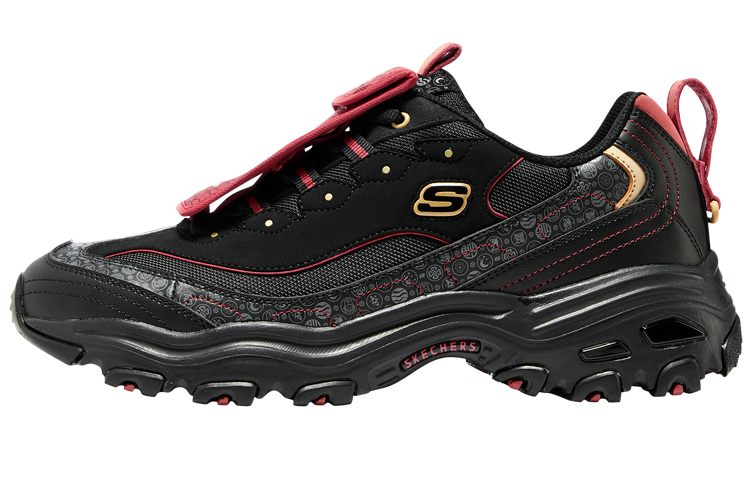 Skechers D'LITES 1.0 'Black Red'