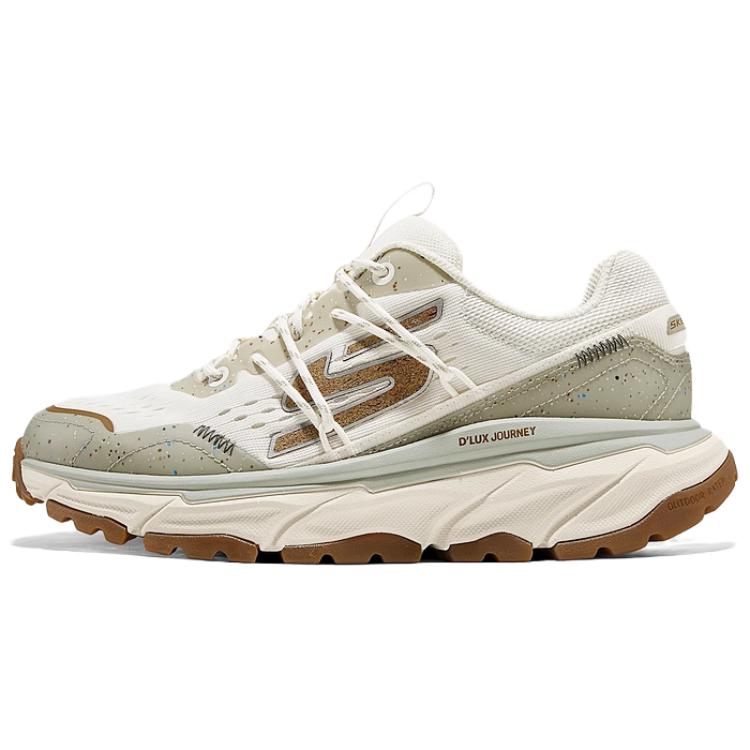 Skechers D'LUX JOURNEY Abrasion Resistant Low top Running Shoes Women's White Green