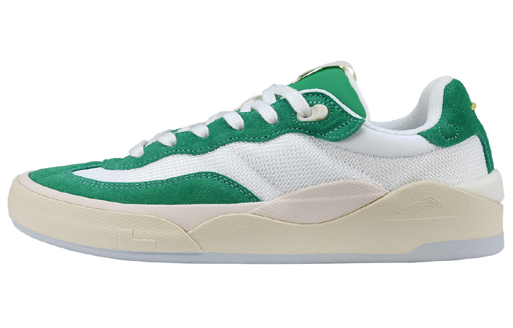 LiNing Skategeneral Low-Top Skateboard Shoes Women's White Green