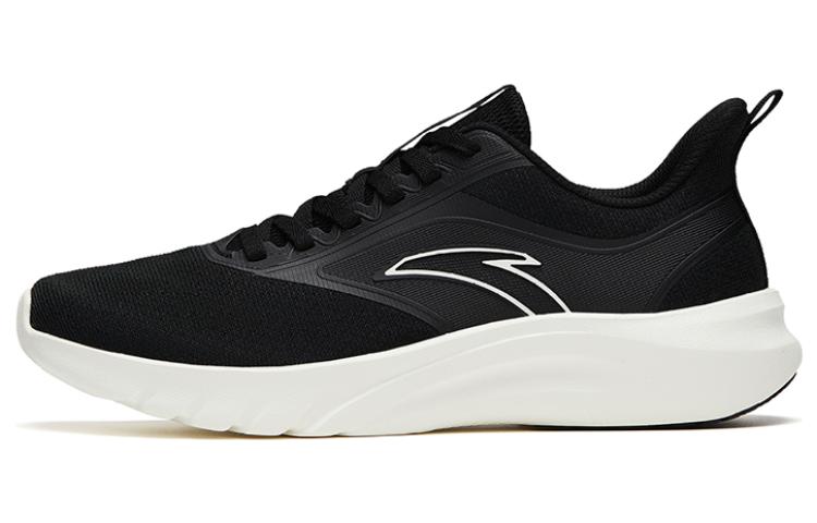 Anta Running Collection Anti Slip Wear Resistant Low Top Casual Running Shoes Men's Black